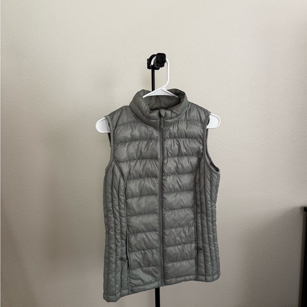 Women's sage green Puffer Vest